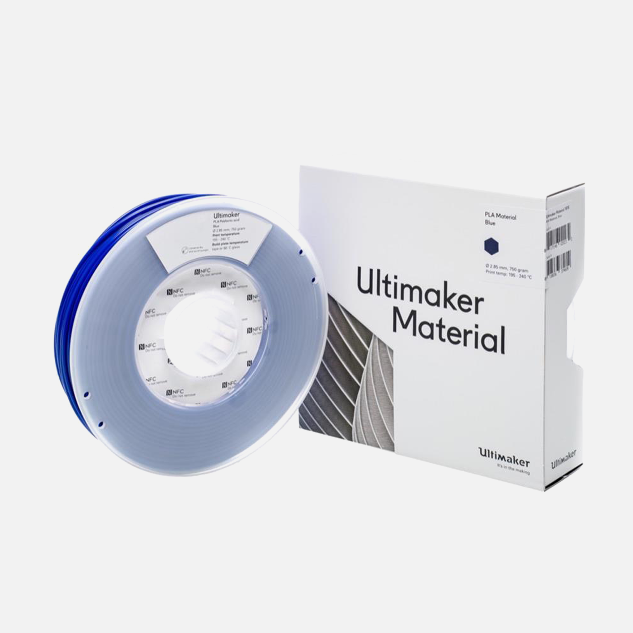 UltiMaker® PLA Blue Filament - 0.75kg (S Series, Ultimaker 3)