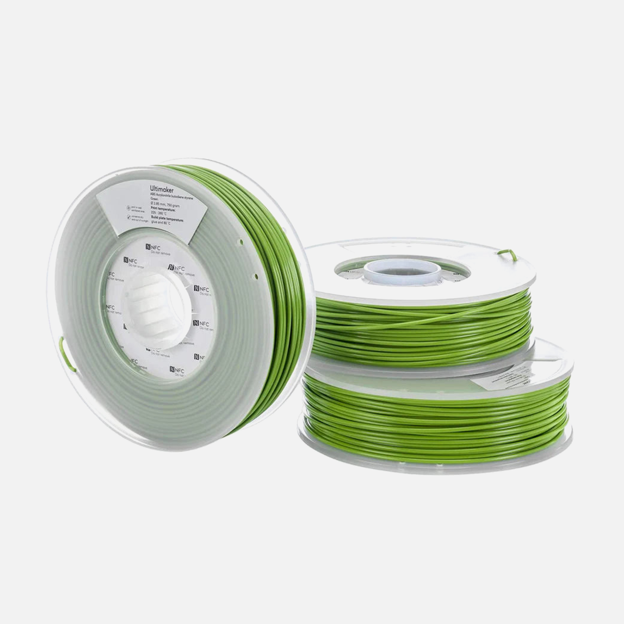 UltiMaker® ABS Filament, Green - 0.75kg (S Series, Ultimaker 3)