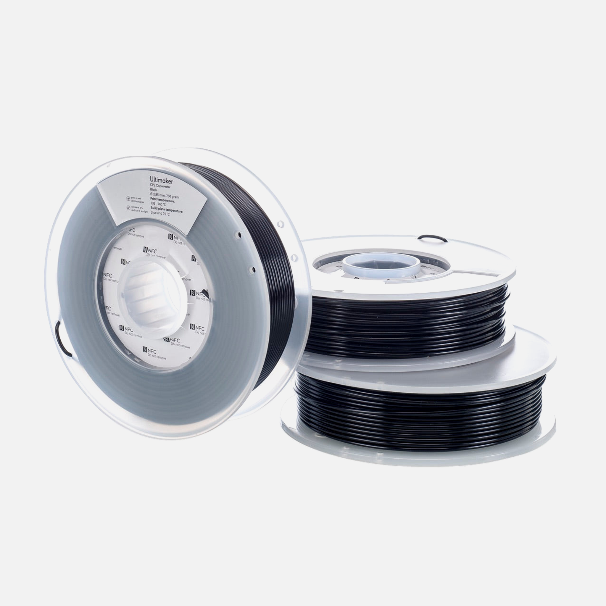 UltiMaker® CPE Black Filament - 0.75kg (S Series, Ultimaker 3)