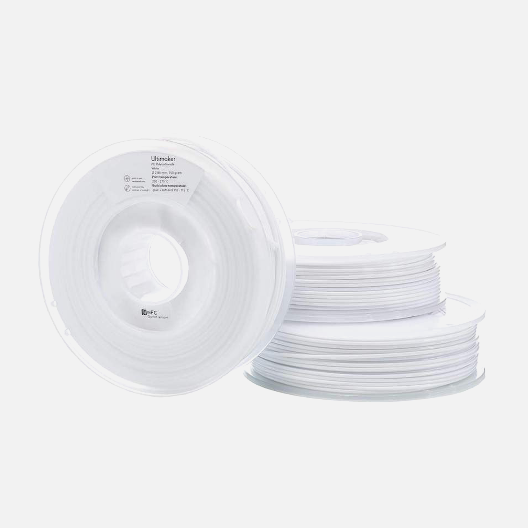 UltiMaker® PC White Filament - 0.75kg (S Series, Ultimaker 3)