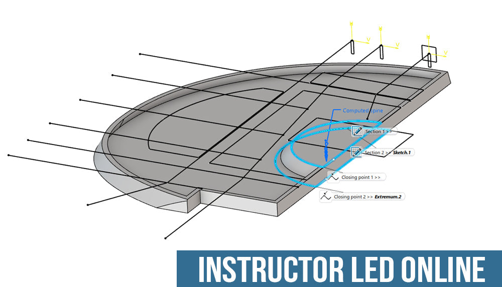 3DEXPERIENCE CATIA: Master Part Design - Instructor-Led Online Training