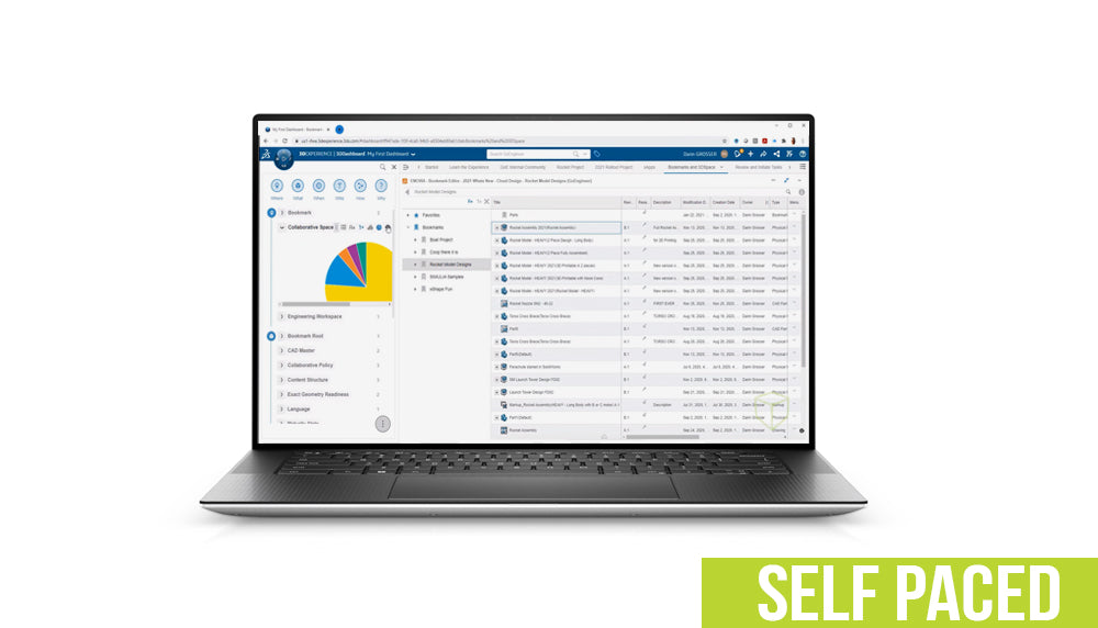 3DEXPERIENCE User Essentials: Web UI - Self-Paced Training (Supported)