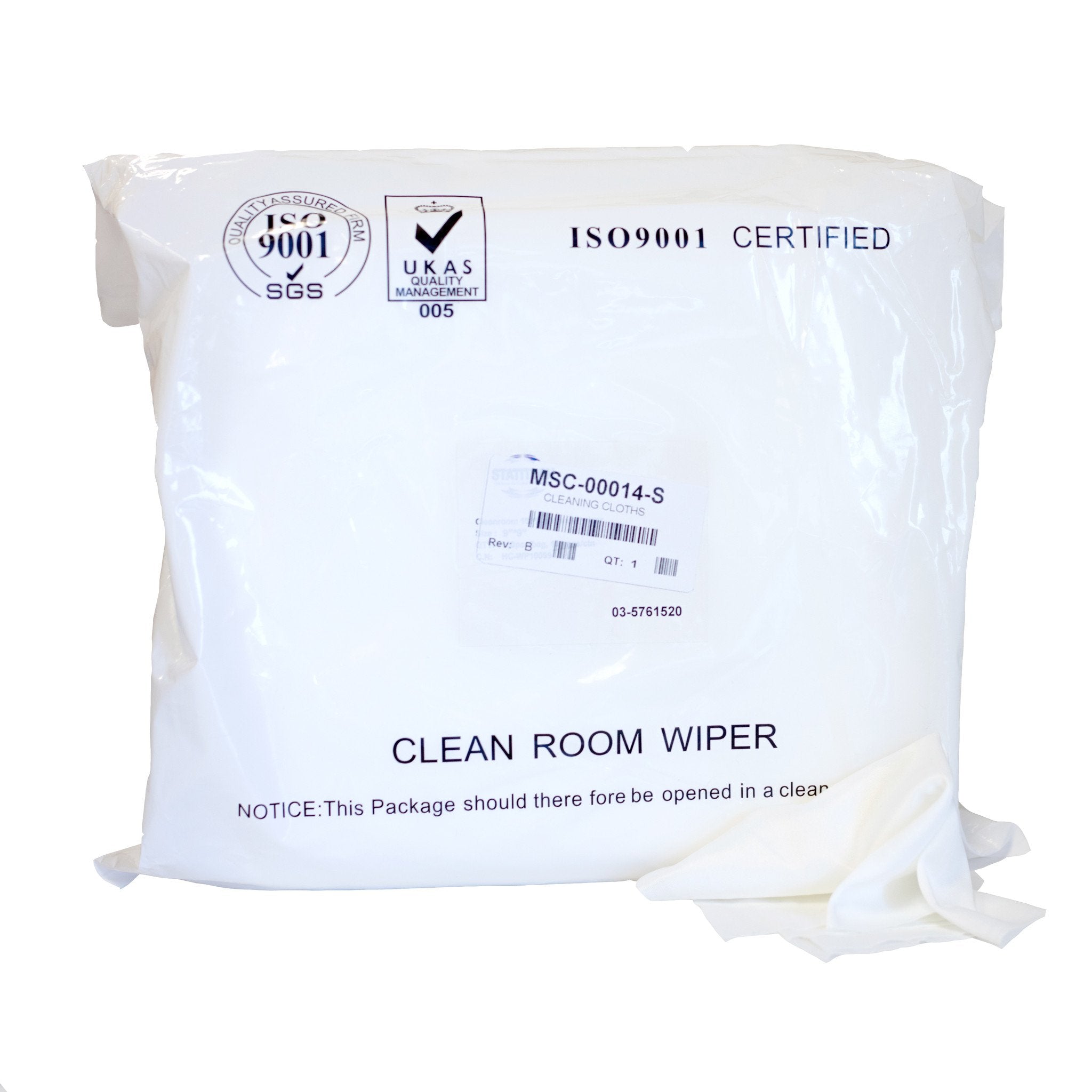 Lint-Free Cleaning Cloths (Alaris, Connex, Eden, J Series, Objet) Package