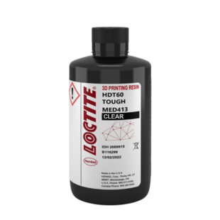 LOCTITE® Tough Biocompatible Clear Resin, HDT60 MED413 - 1kg, 6-Pack (Origin)