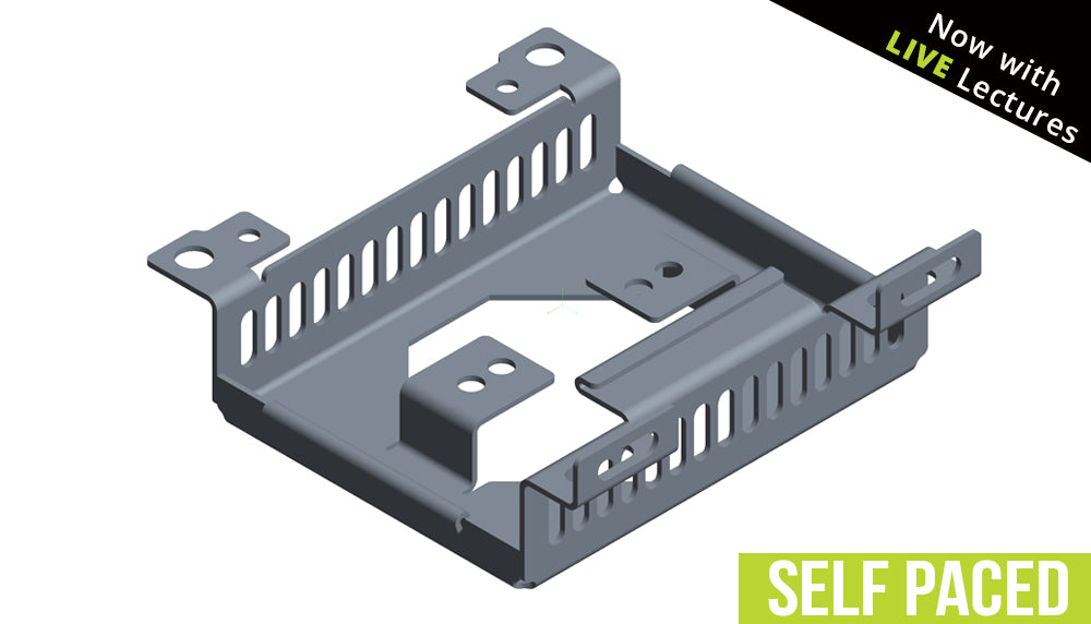 SOLIDWORKS Advanced Sheet Metal - Self-Paced Training (Supported)