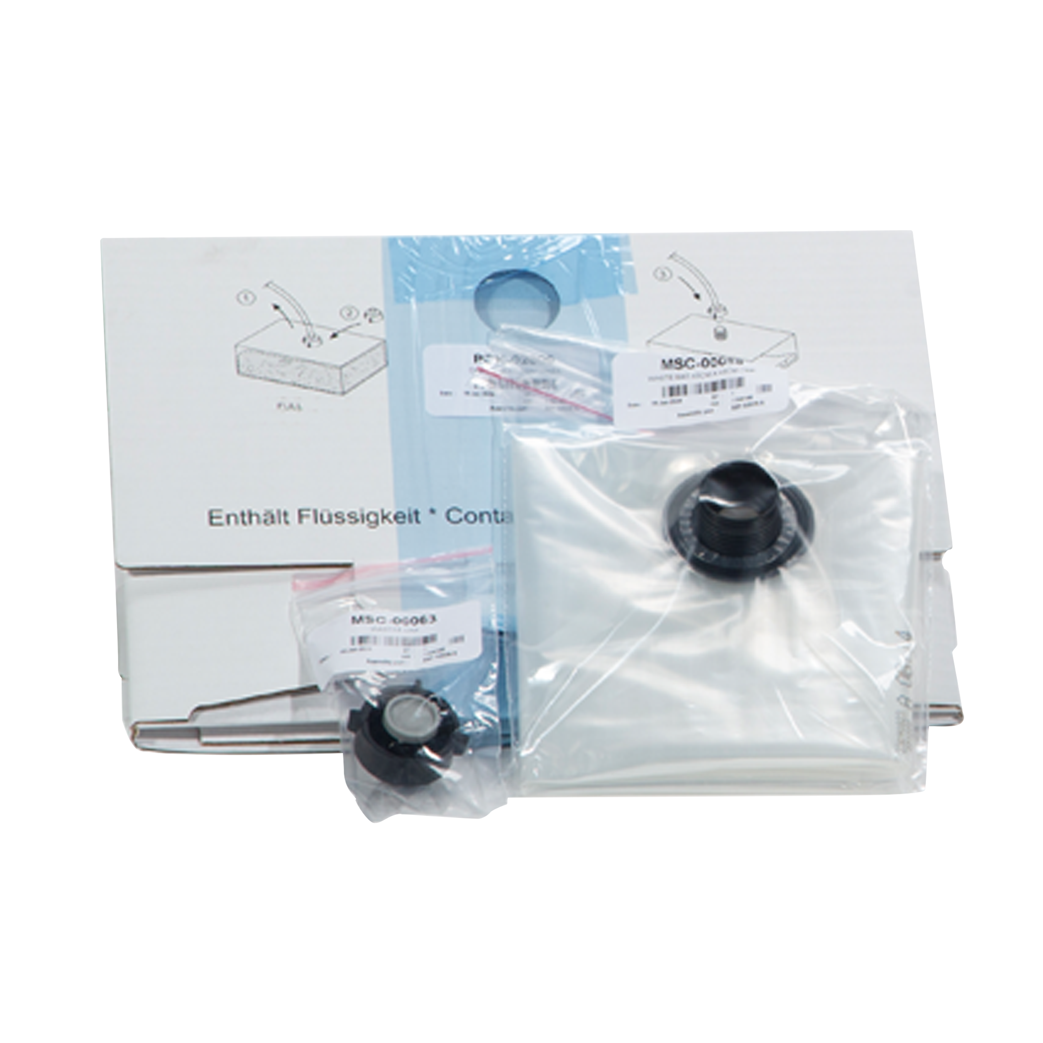 Stratasys Transparent Waste Container for Connex260, Eden260V, J826, and Objet260 3D Printers