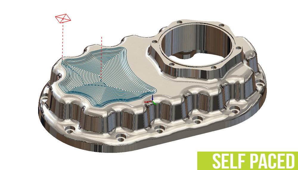 CAMWorks 3 Axis Milling - Self-Paced Training (Supported)