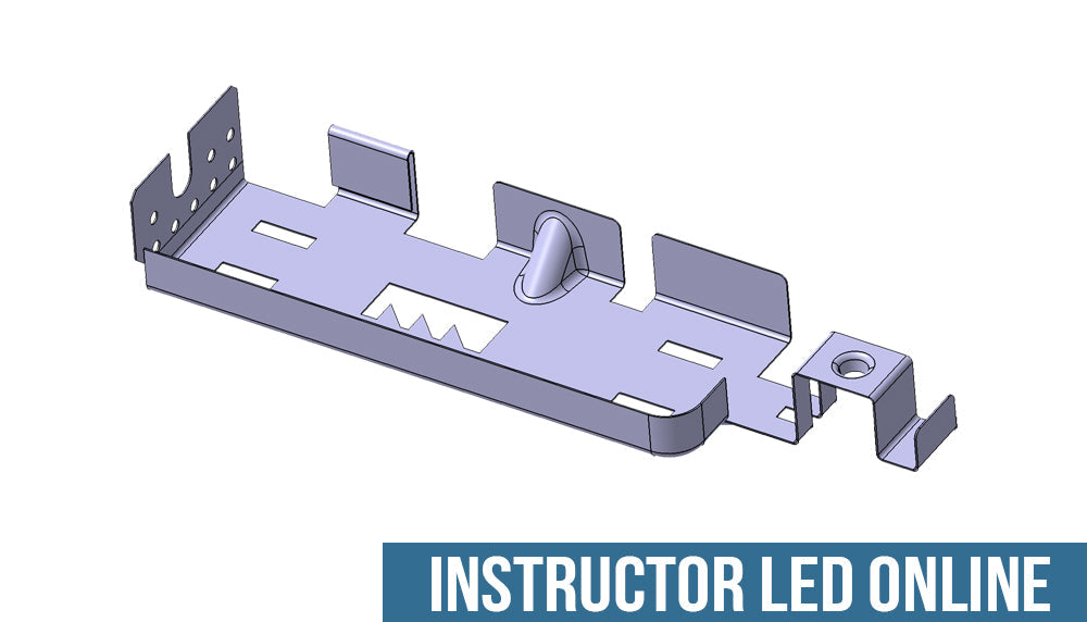 CATIA V5: Generative Sheet Metal Design - Instructor-Led Online Training
