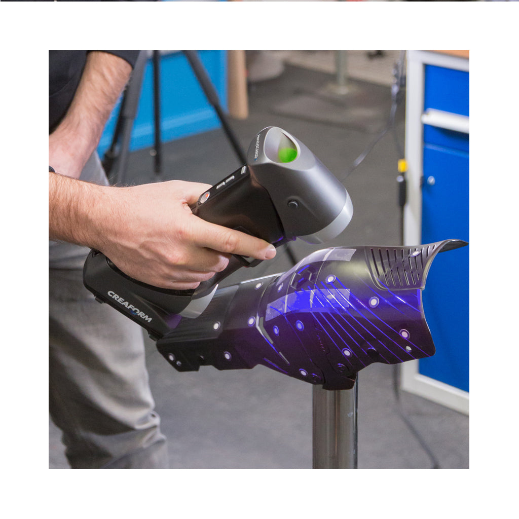 Creaform® 6mm Reflective Light Adhesive Positioning Targets on Rigid Part