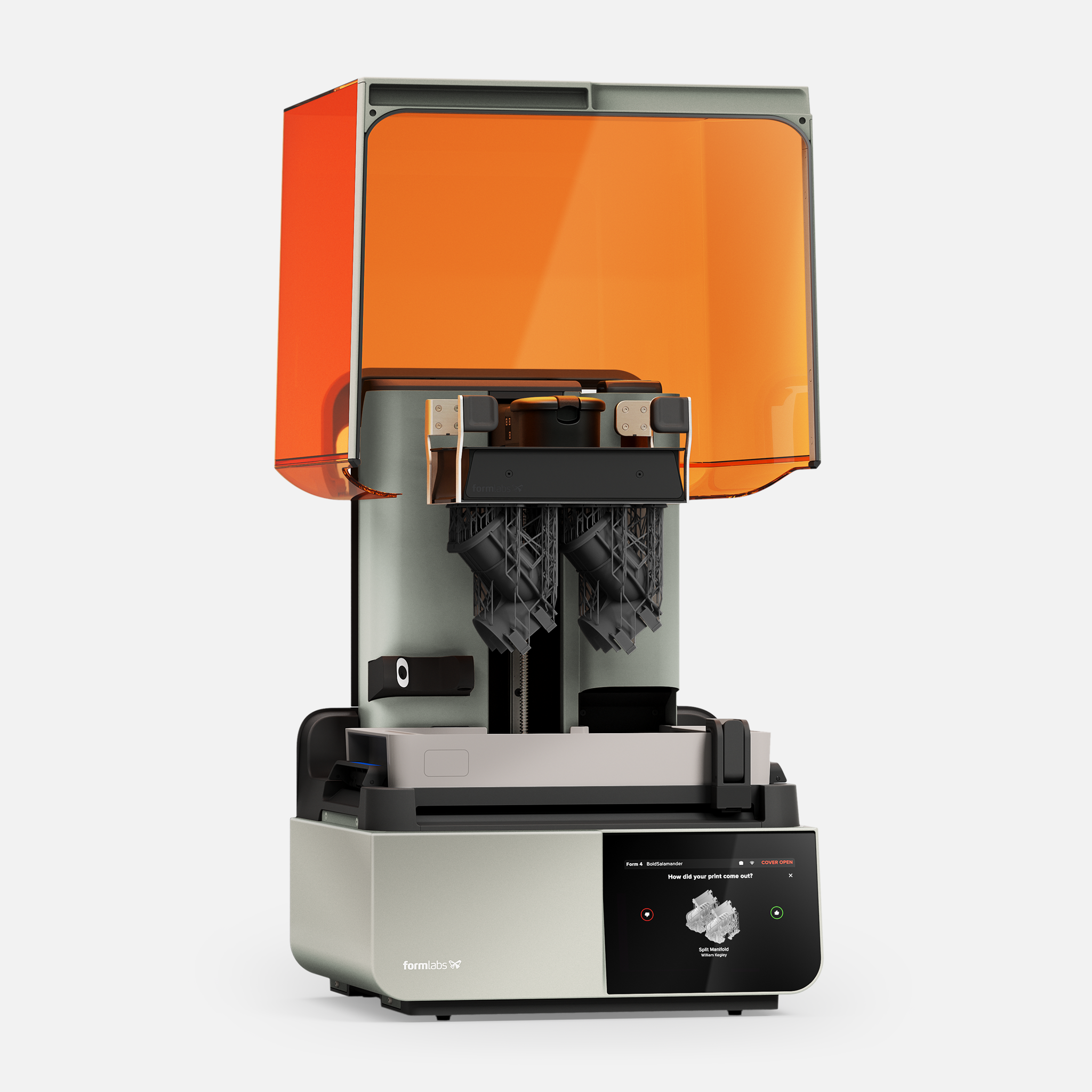 Formlabs Form 4 3D Printer - Angled View - Open
