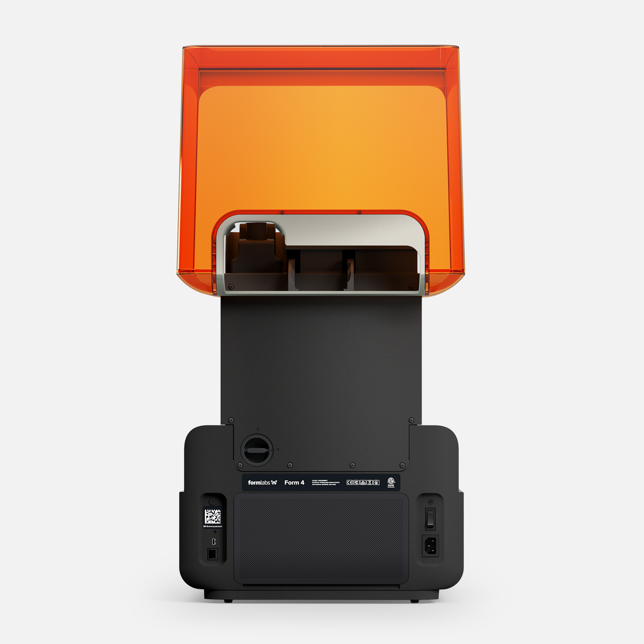 Formlabs Form 4 3D Printer - Back View - Open