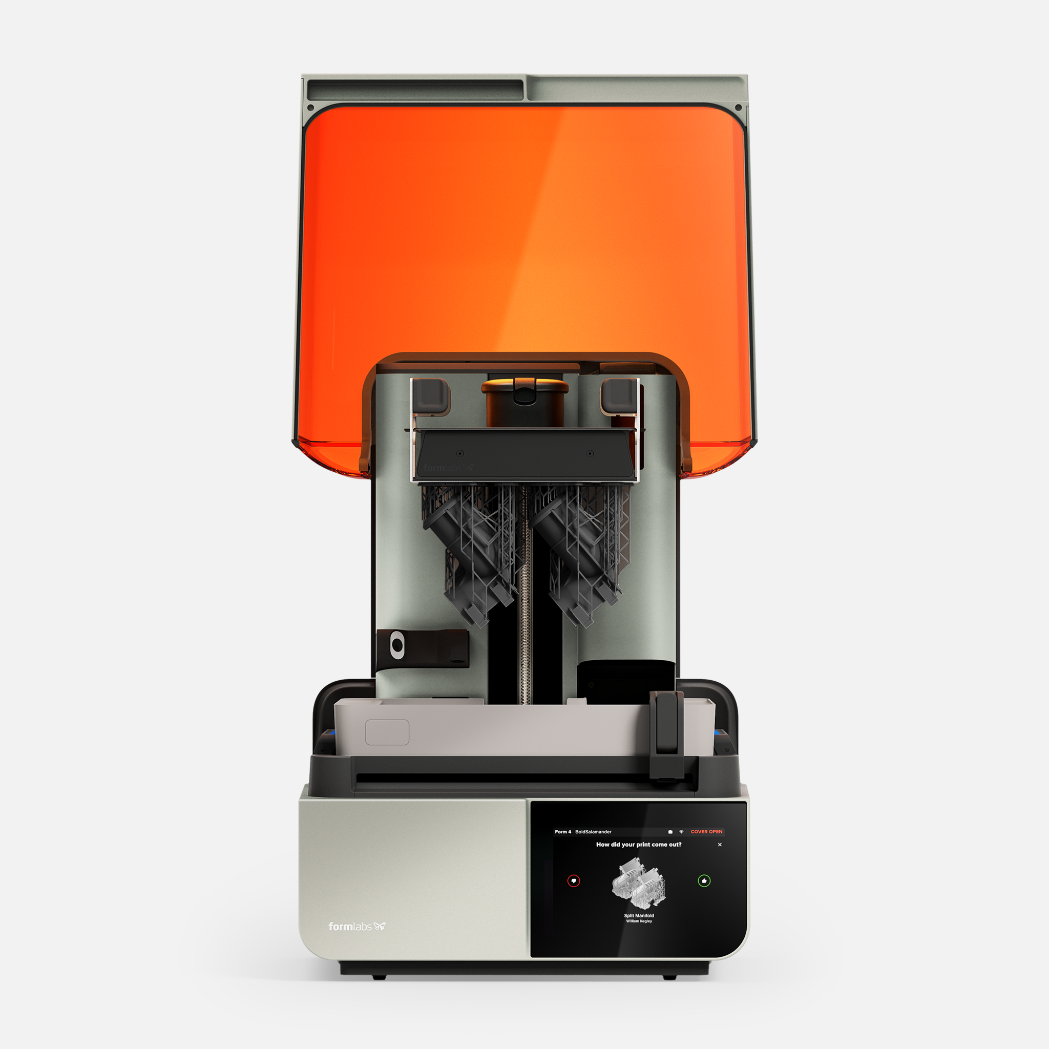 Formlabs Form 4 3D Printer - Front View - Open