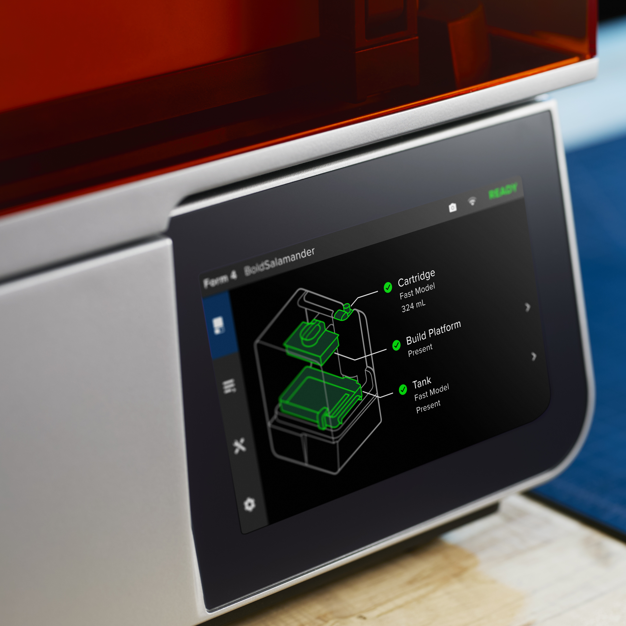 Formlabs Form 4 3D Printer - Printer Touchscreen