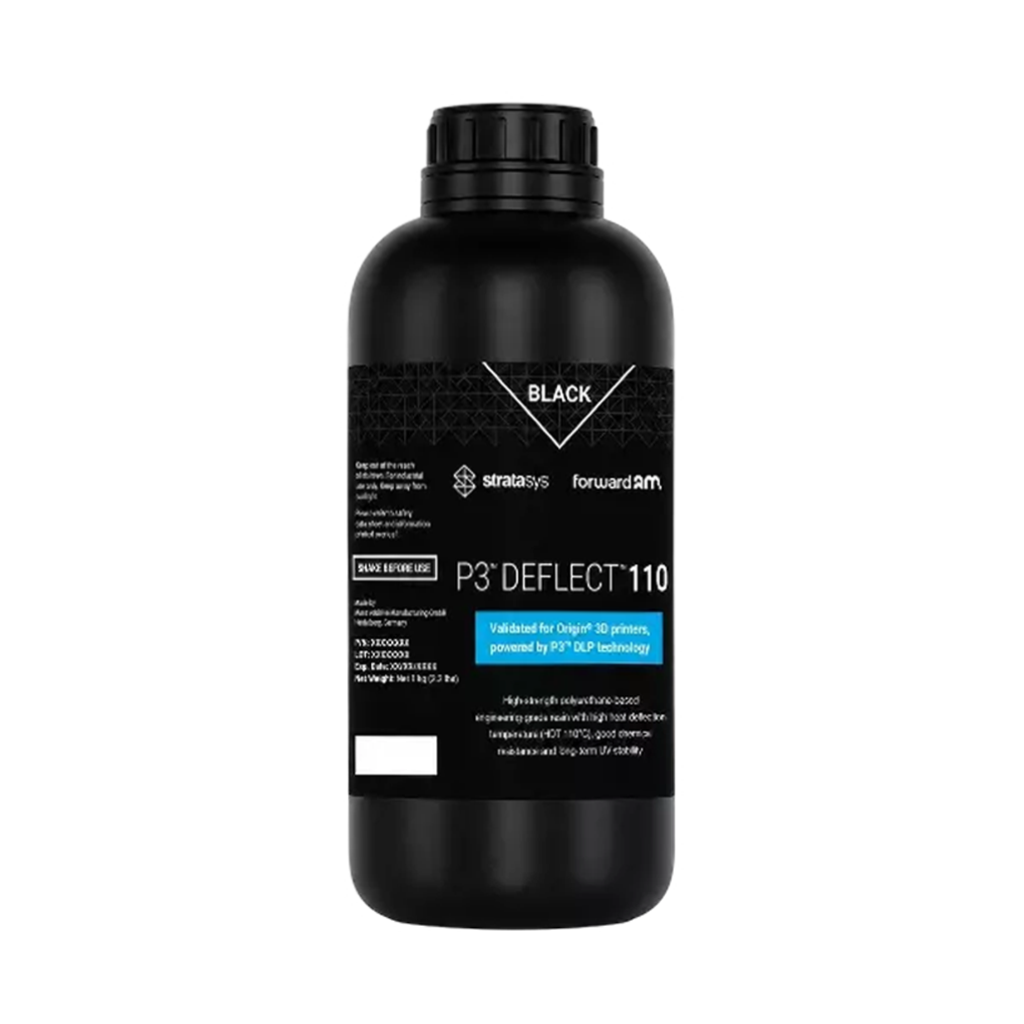 Stratasys® P3™ Deflect™ 110 High-Temperature Resin, Black - 1kg (Origin)