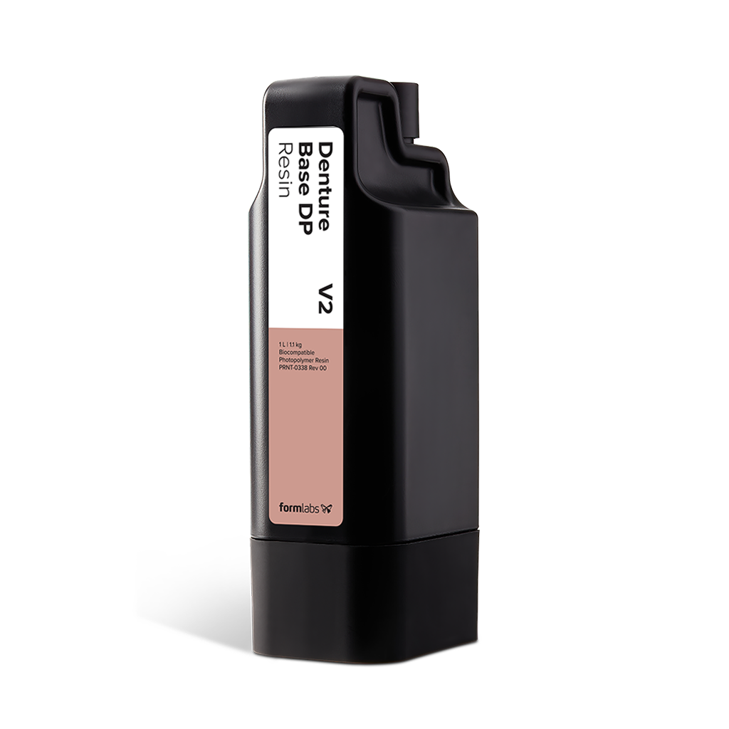 Formlabs Denture Base DP Resin V2 - 1L for Form 4B and Form 4BL SLA 3D Printers