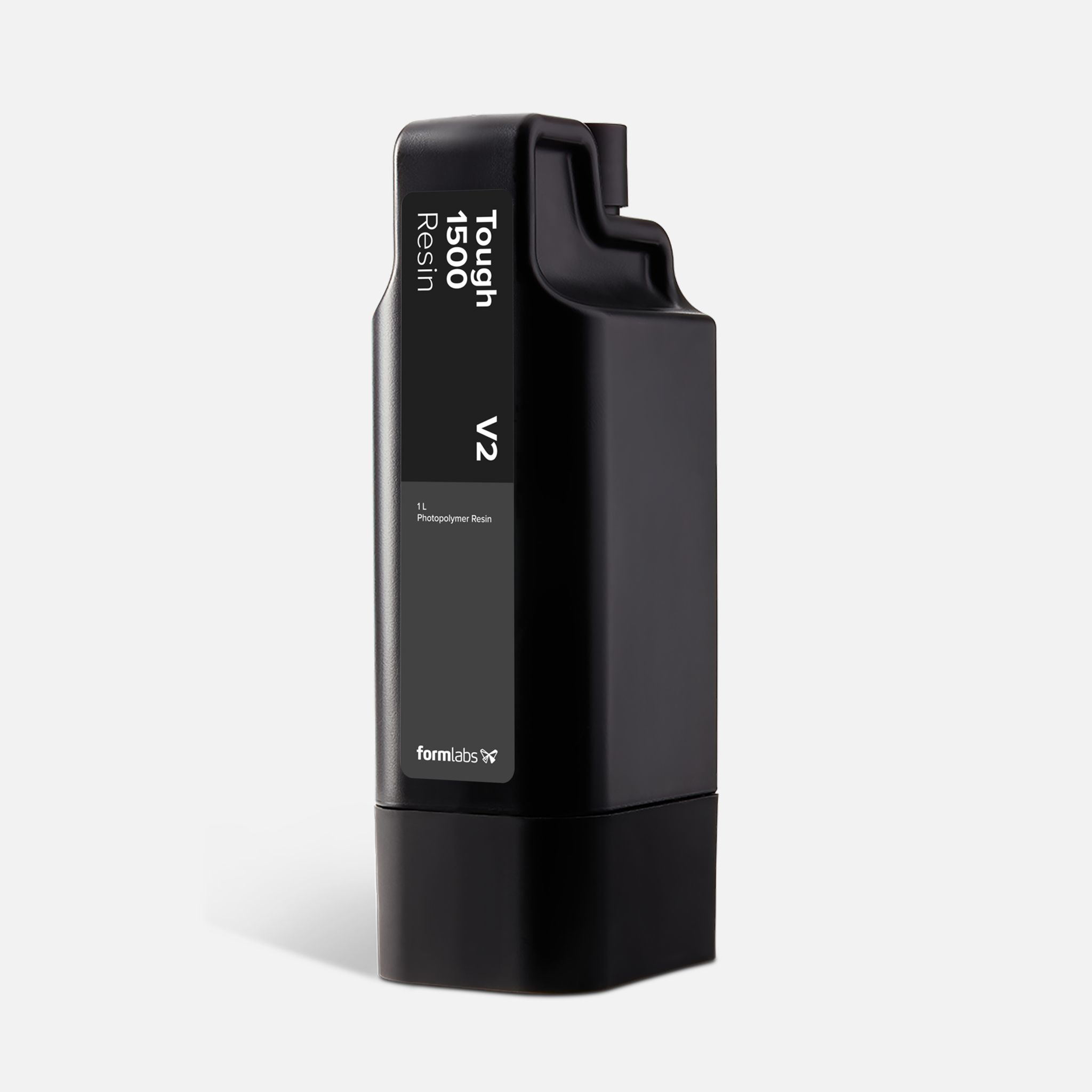 Formlabs Tough 1500 Resin V2 - 1L for Form 4 SLA 3D Printers - Angled View