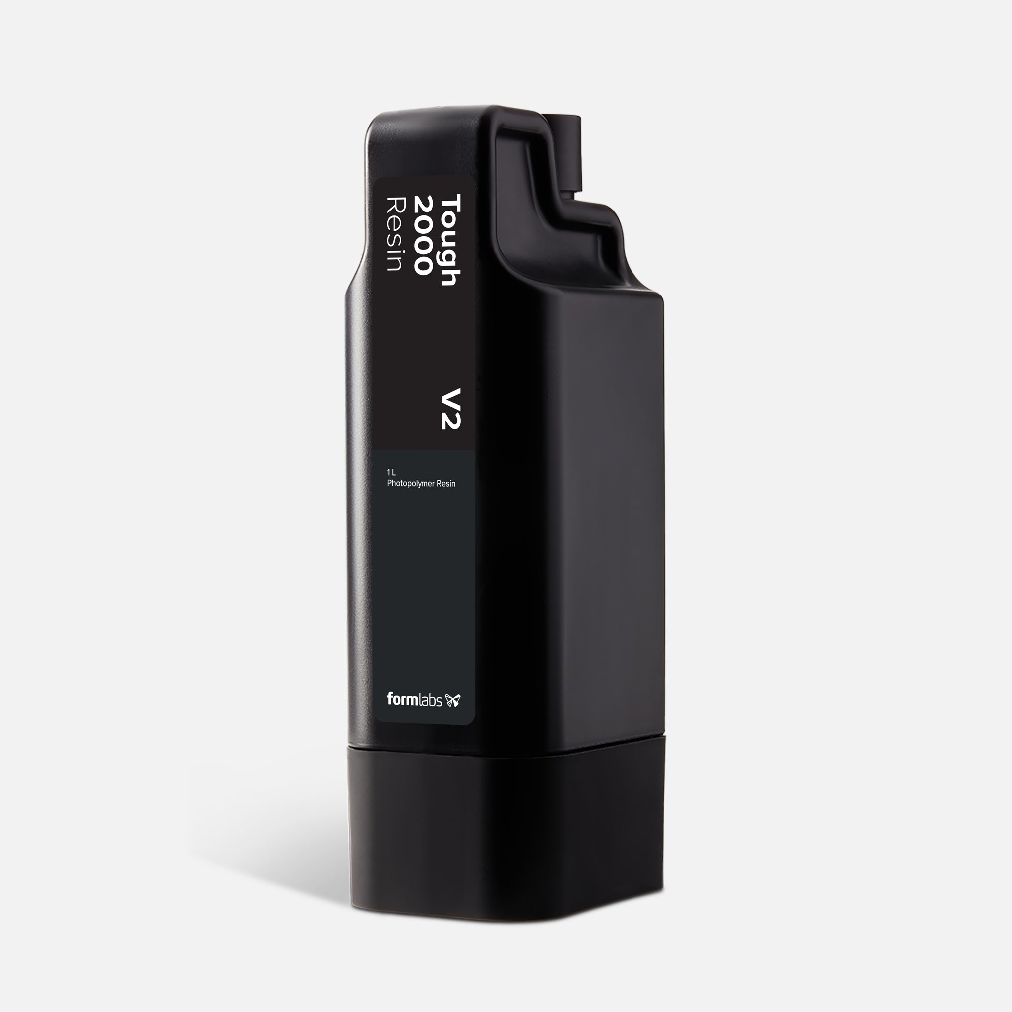 Formlabs Tough 2000 Resin V2 - 1L for Form 4 SLA 3D Printers - Angled View