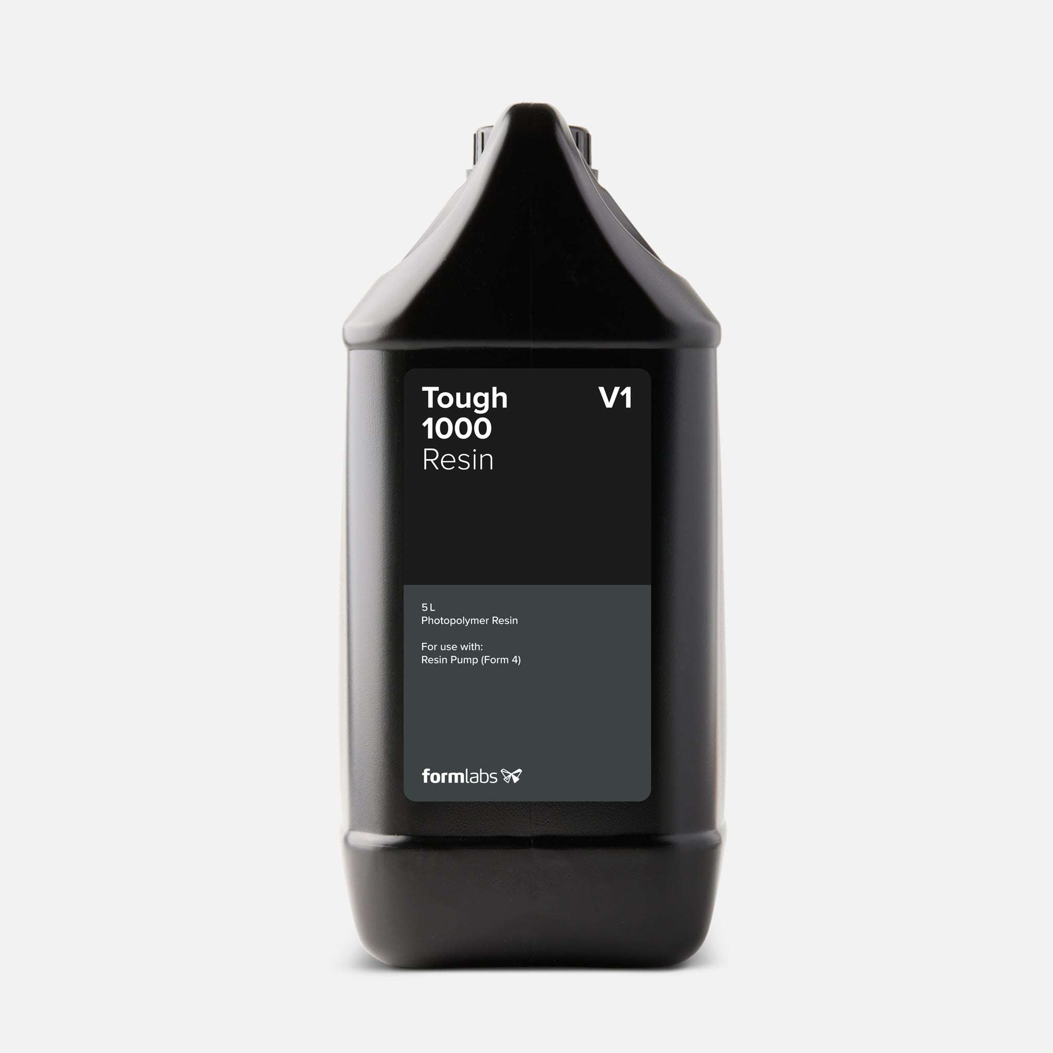 Formlabs® Tough 1000 Resin V1 5L for Form 4 3D Printers - Front View