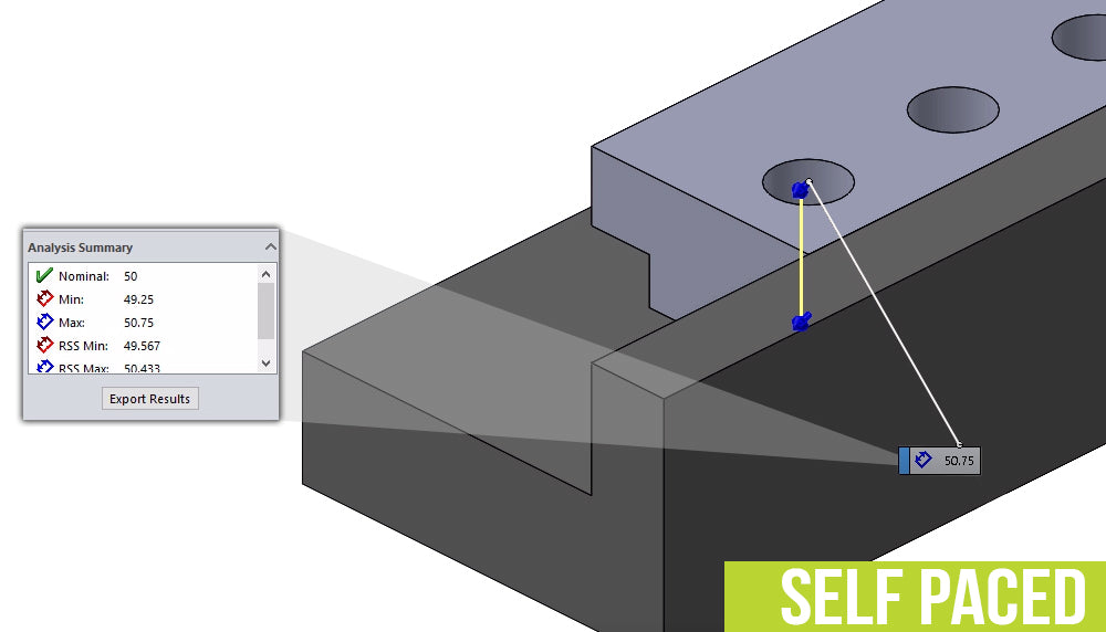 GoEngineer | SOLIDWORKS TolAnalyst Self Paced Training | GoEngineer Store