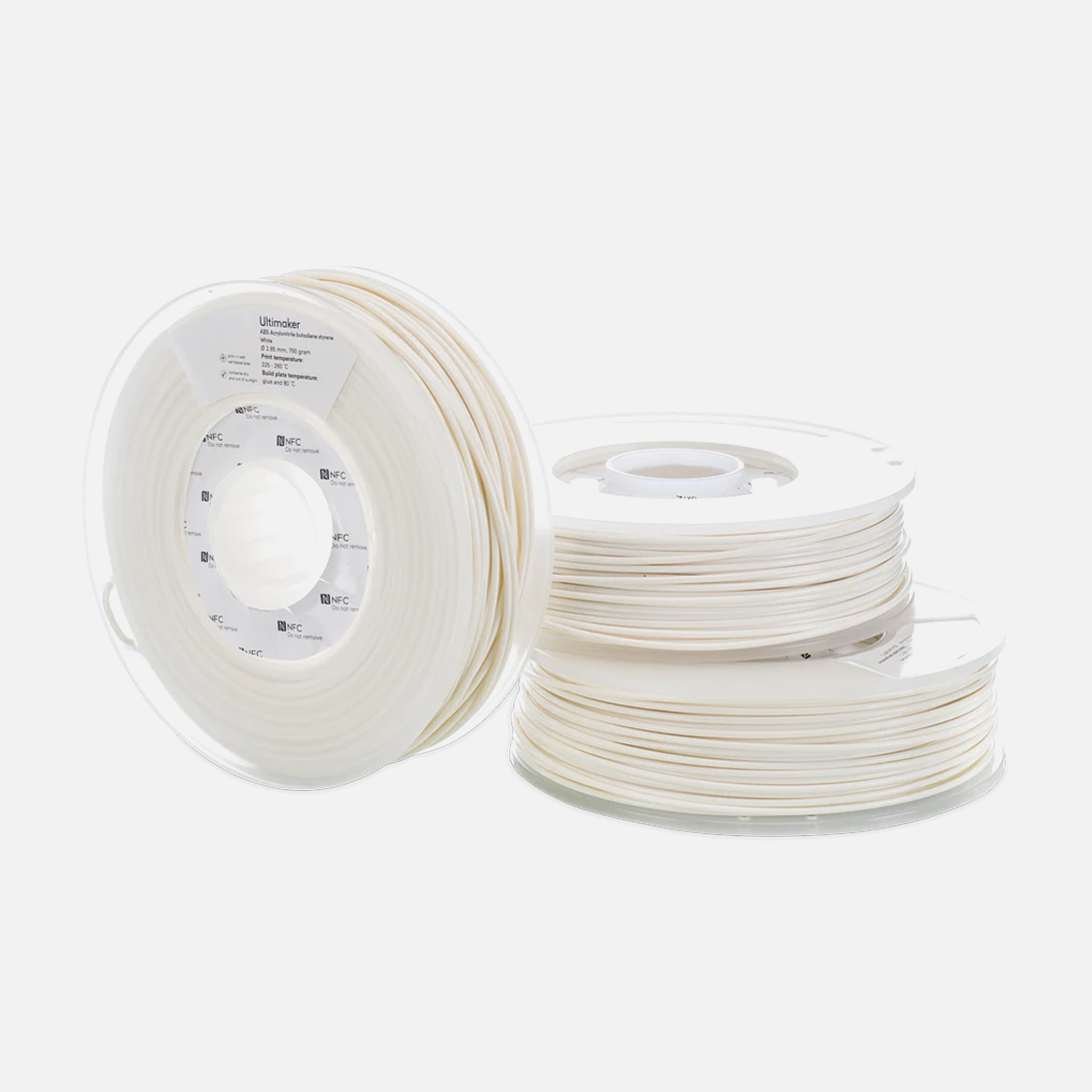 UltiMaker® ABS Filament, White - 0.75kg (S Series, Ultimaker 3)