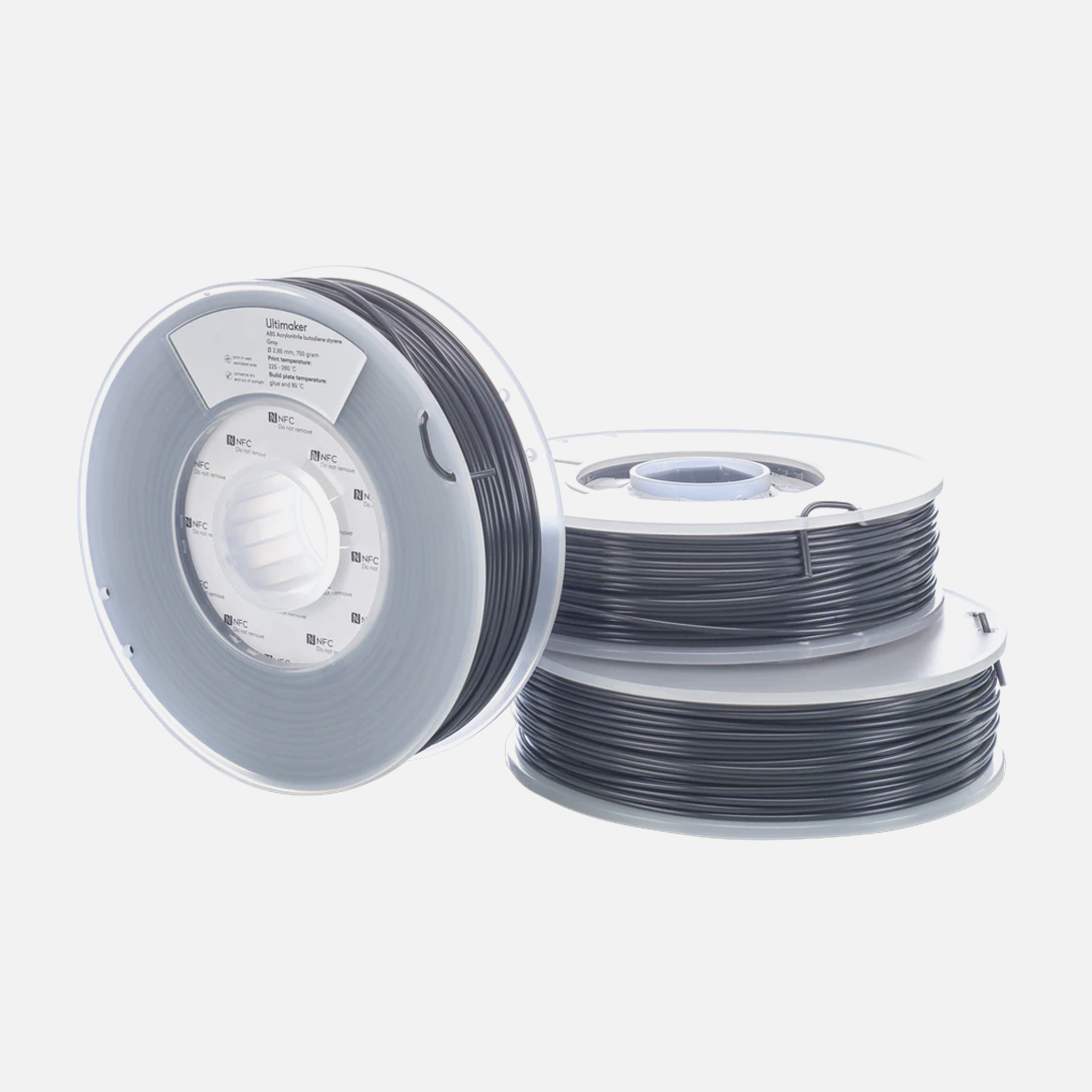 UltiMaker® ABS Filament, Gray - 0.75kg (S Series, Ultimaker 3)