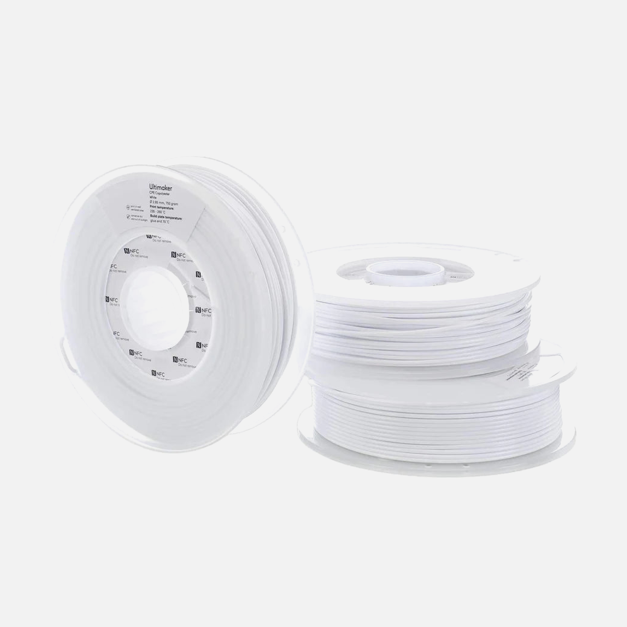 UltiMaker® CPE White Filament - 0.75kg (S Series, Ultimaker 3)