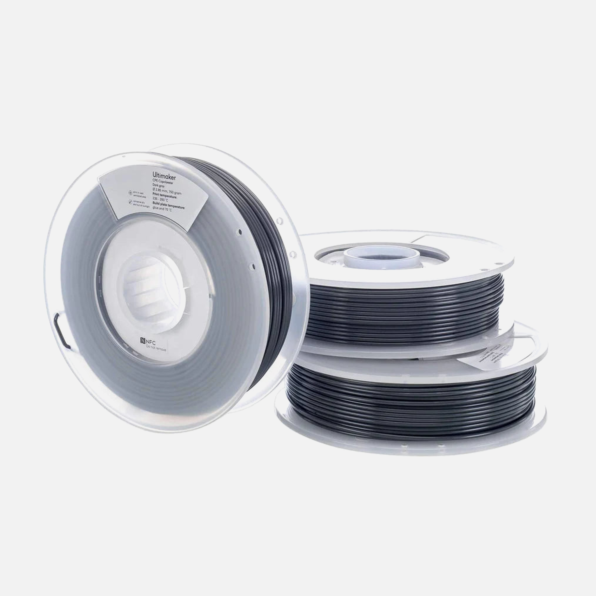UltiMaker® CPE Dark Gray Filament - 0.75kg (S Series, Ultimaker 3)