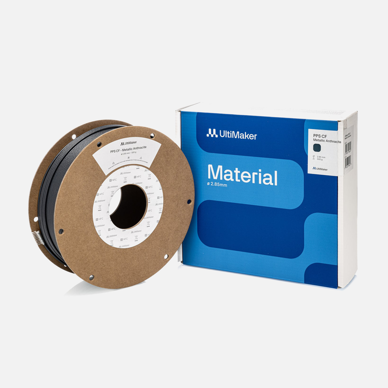 UltiMaker® PPS CF Filament, Metallic Anthracite - 0.5kg (Factor 4)