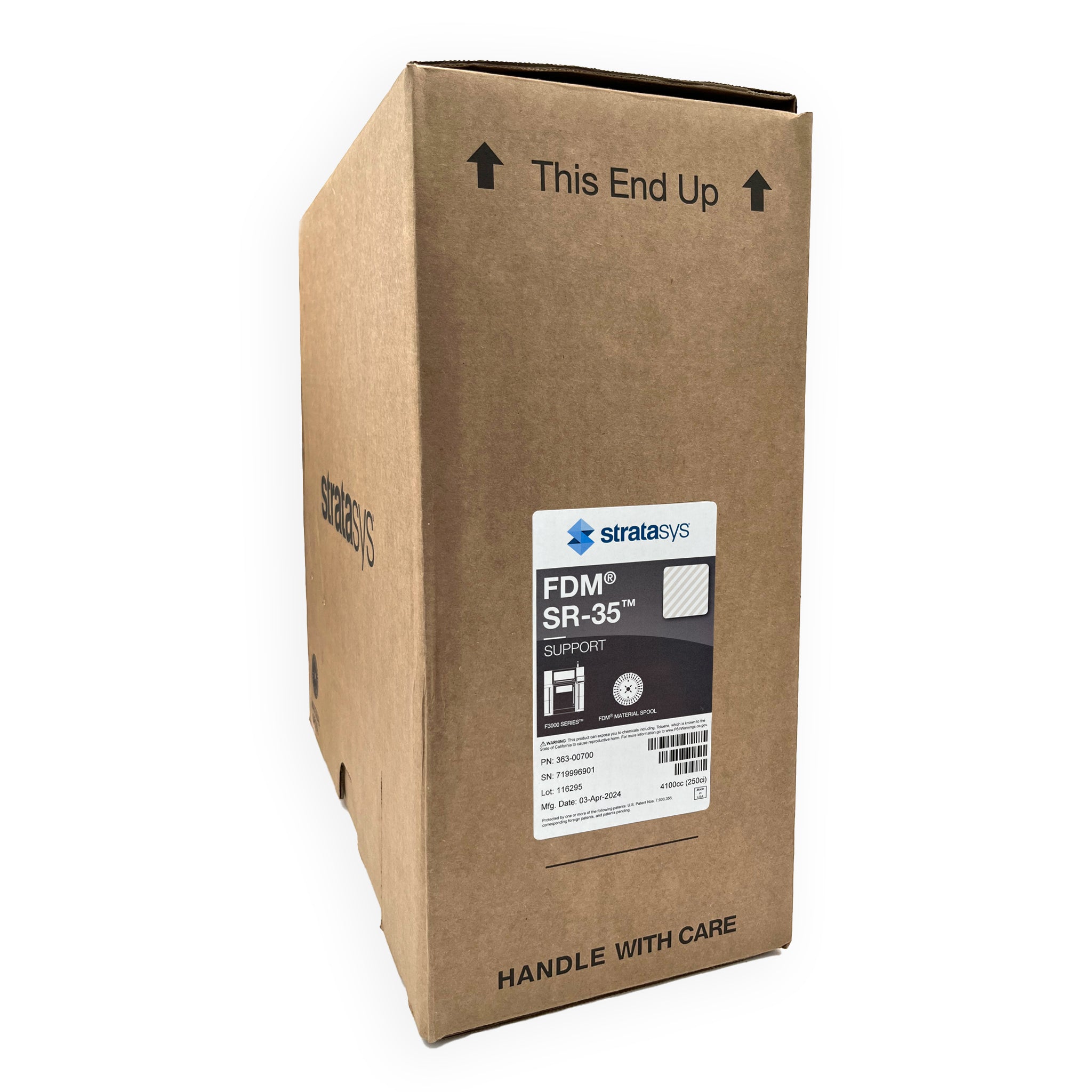 Stratasys® SR-35 Matériau de Support Soluble - 4100cc (F3300)