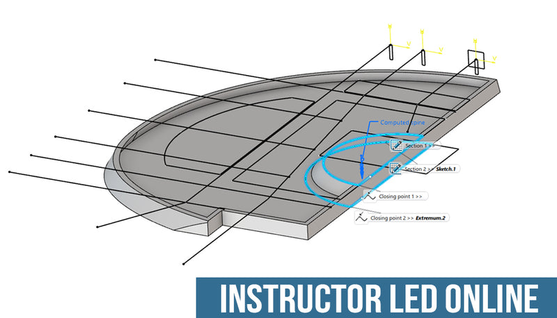 3DEXPERIENCE CATIA: Master Part Design - Instructor Led Online Training