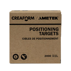 Positioning Targets with Black Contour & Light Adhesive (6mm +) - 2000 targets