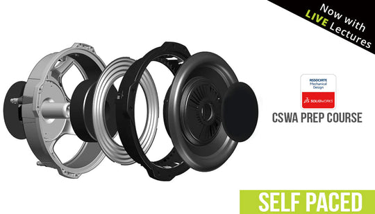 CSWA Certified SOLIDWORKS Associate Exam Prep Course - Self-Paced Training (Supported)
