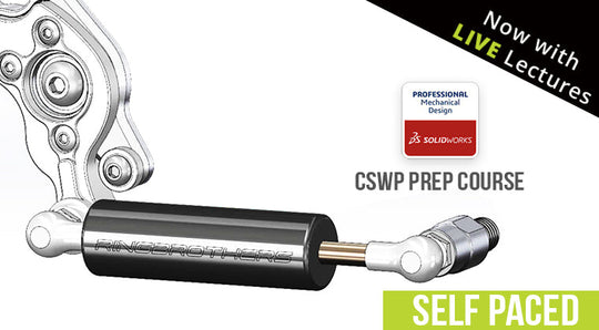 CSWP Certified SOLIDWORKS Professional Exam Prep Course - Self-Paced Training (Supported)