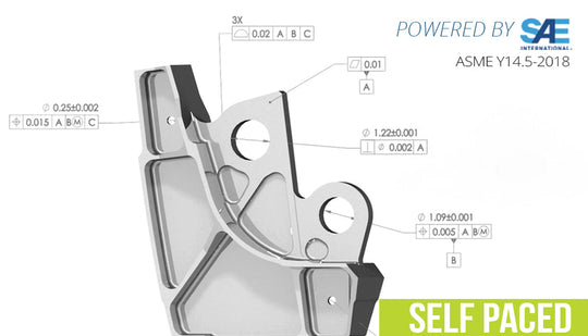 SOLIDWORKS GD&T | Powered by SAE - Self-Paced Training (Supported)