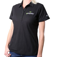 Women's Short Sleeve Polo - Black