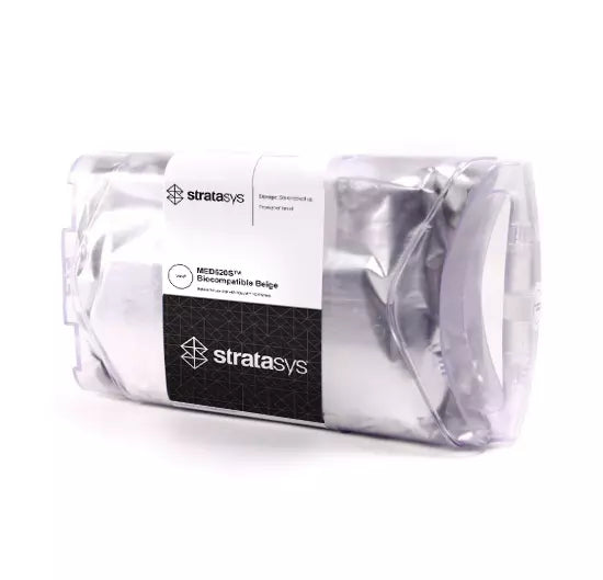 Résine dentaire biocompatible beige Stratasys® MED620S - 3.6kg (Eden260, Eden260V, Objet500 Dental, J720 Dental, Objet260 Dental)