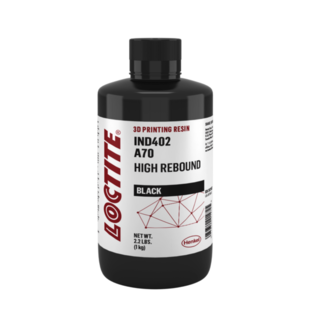 LOCTITE® High-Rebound Black Resin, IND402 A70 - 1kg, 6-Pack (Origin)