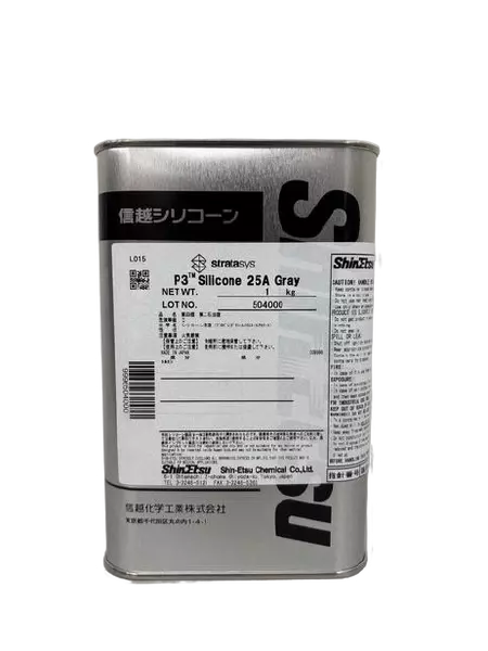 Stratasys® P3™ Silicone 25A Resin, Gray - 1kg (Origin)