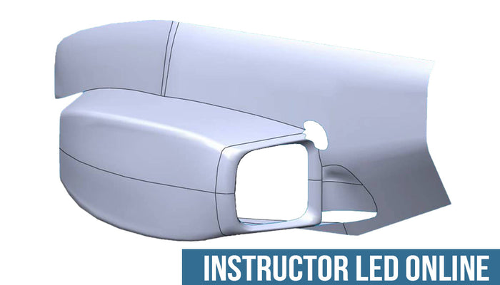 SOLIDWORKS Training - Advanced Surface Modeling (Online Class)