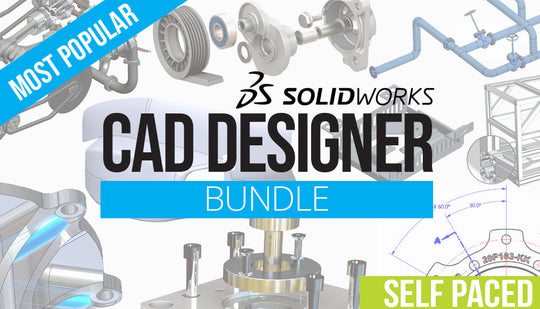 SOLIDWORKS CAD Designer Bundle - Self-Paced Training (Supported)