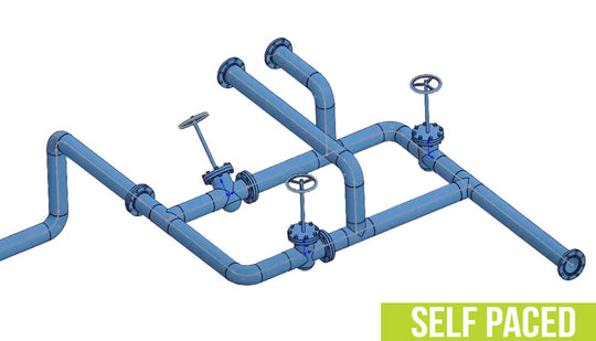 SOLIDWORKS Routing: Piping & Tubing - Self-Paced Training (Supported)