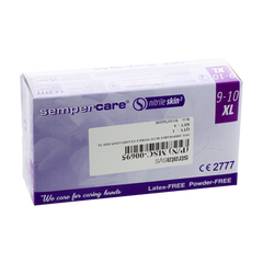 Disposable Nitrile XL Gloves - Blue, 100-Pack