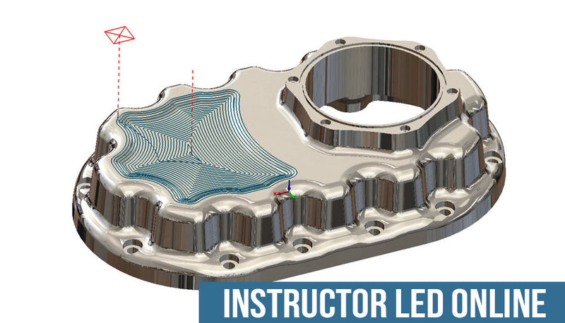 Formation en ligne dirigée par un instructeur pour l'usinage 3 axes CAMWorks