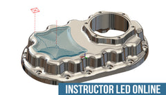 Formation en ligne dirigée par un instructeur pour l'usinage 3 axes CAMWorks