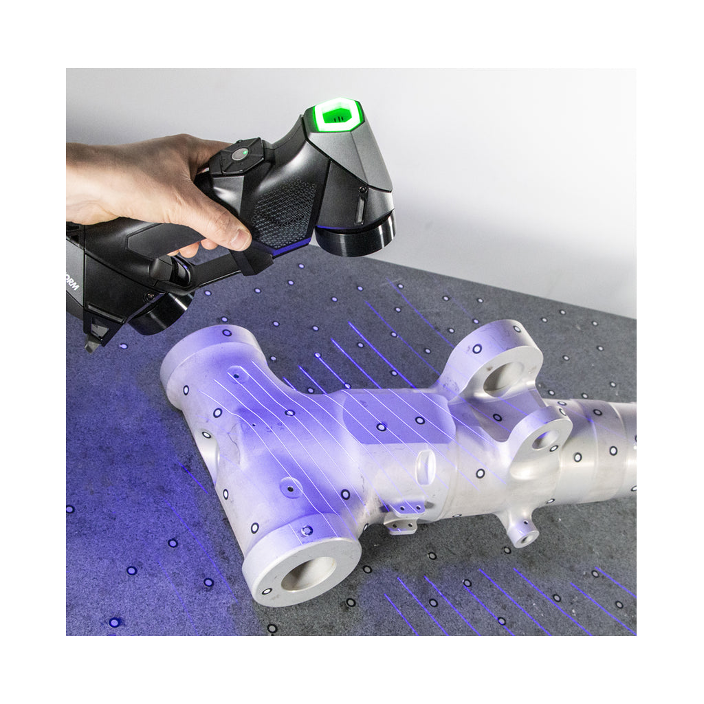 Creaform® 6mm Regular Adhesive Positioning Targets on Metal Object