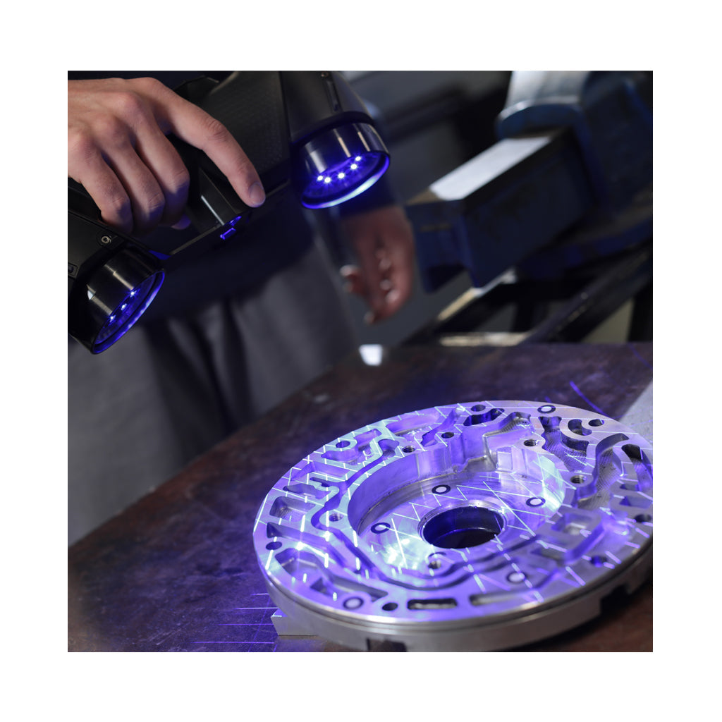 Creaform® 6mm Regular Adhesive Positioning Targets on Metal Object