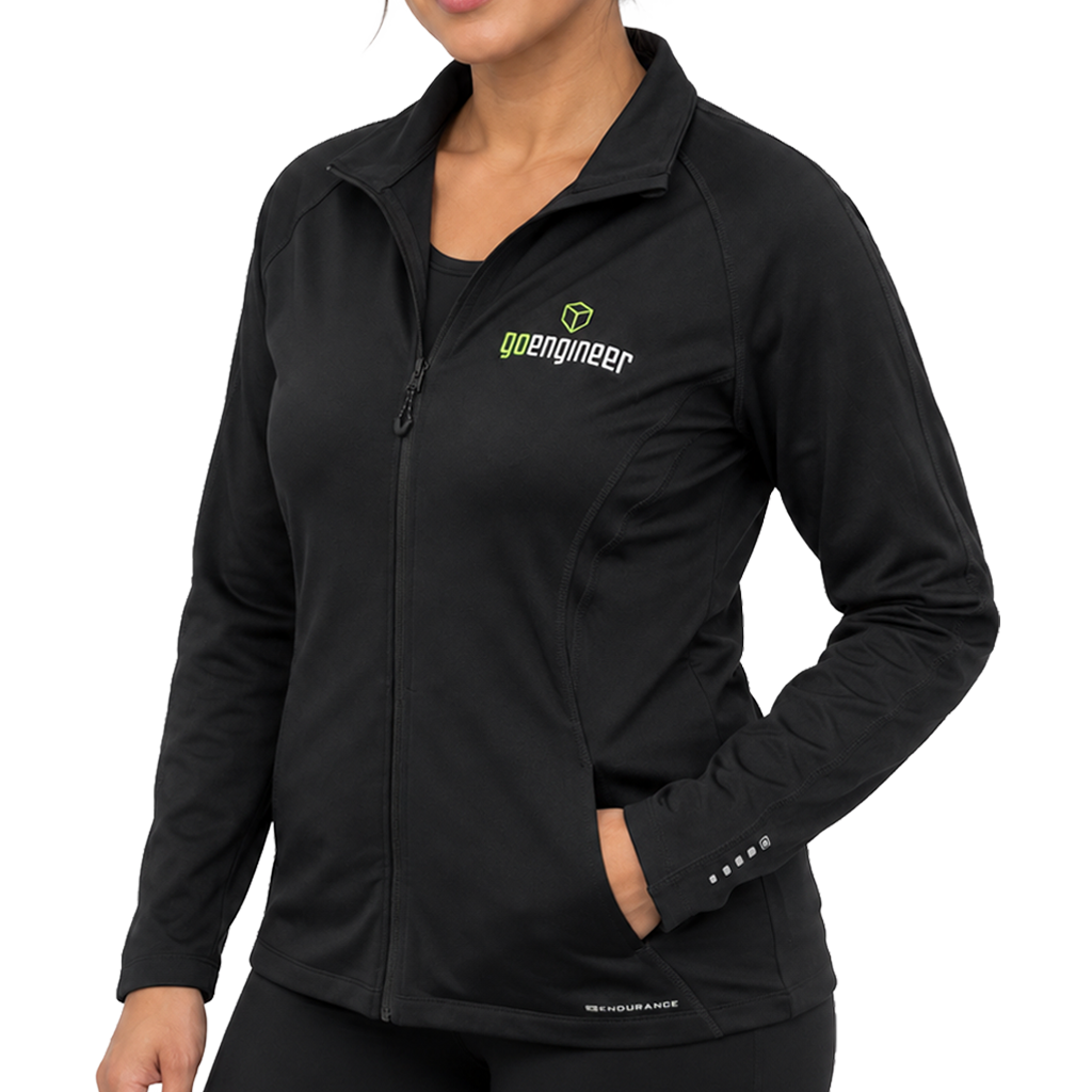 Women's OGIO Full-Zip Lightweight Jacket -  Angled View