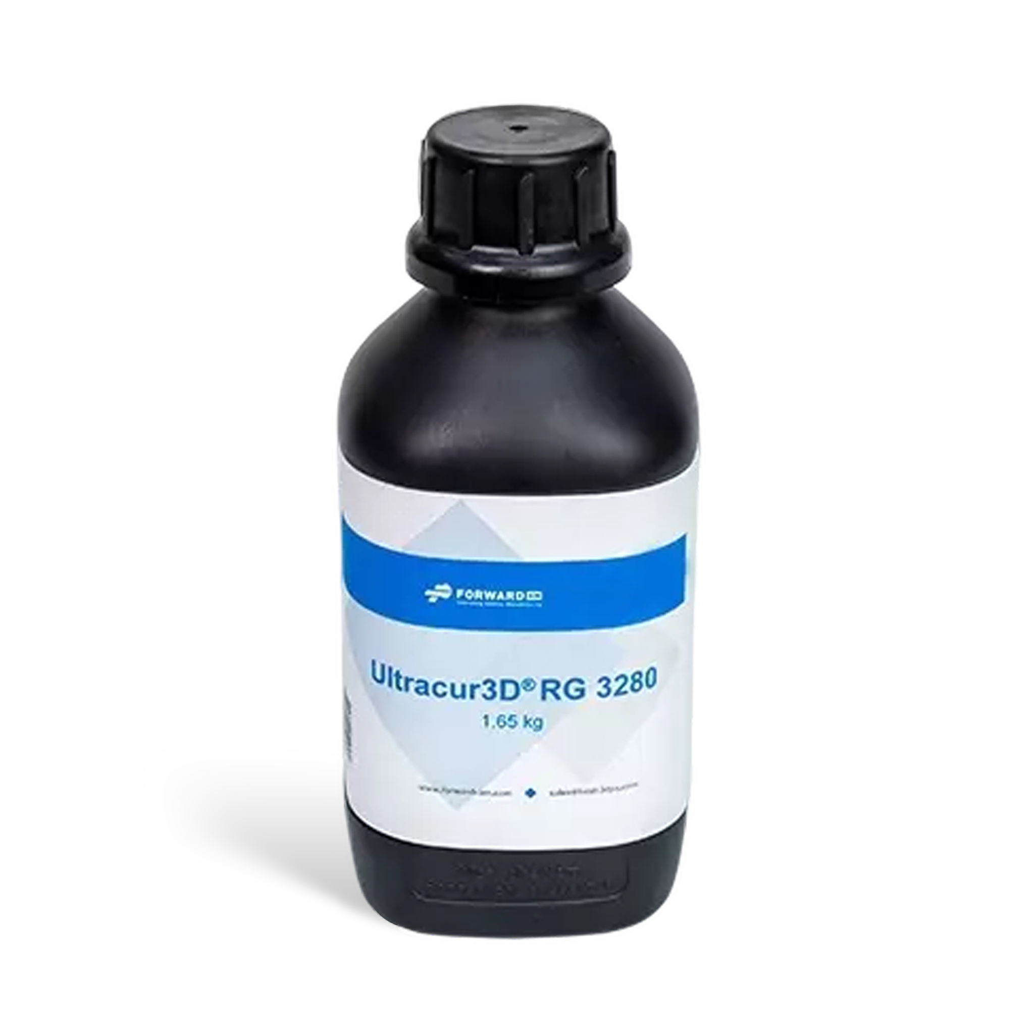 Bottle of Stratasys® Ultracur3D® RG3280 Ceramic-Filled Resin, White - 1.65kg for Origin 3D Printers