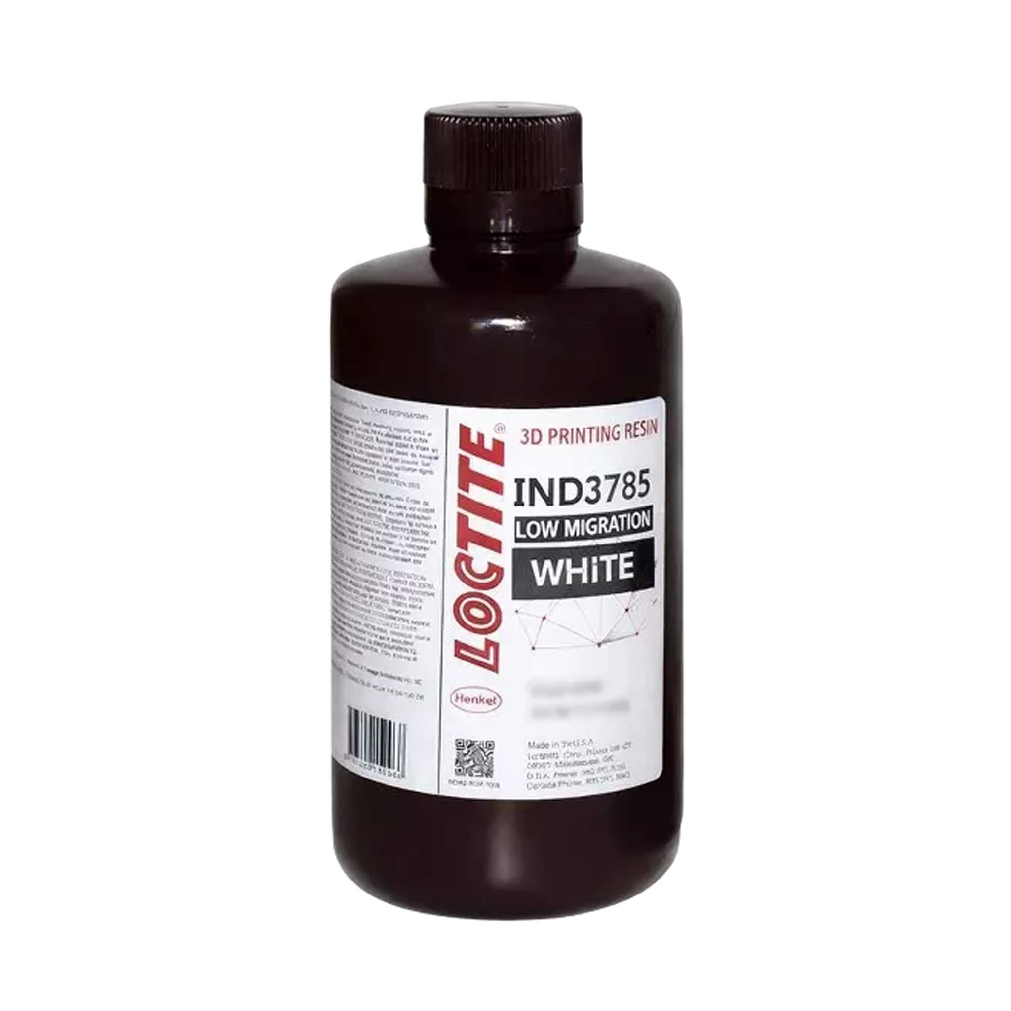 LOCTITE® Low Migration White Resin, IND3785 - 1kg for Origin 3D Printers