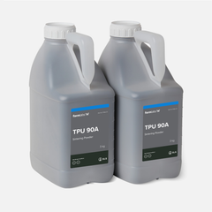 Formlabs TPU 90A Powder - 6kg for Fuse 1 and 1+ SLS 3D Printers - Angled View